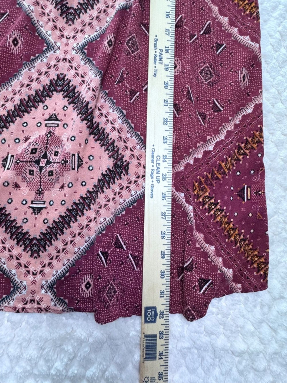Xhilaration Women's Halter Top Southwestern Crochet Mauve Size XL - Picture 8 of 10